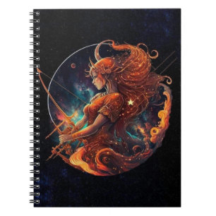 Caderno Espiral Notebook Sagitário Zodiac Espiral
