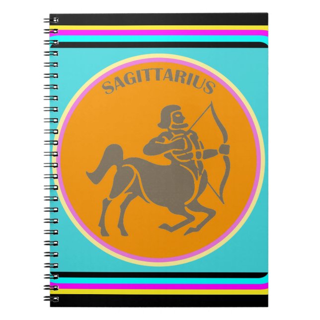 Caderno Espiral Notebook Sagittarius (Frente)