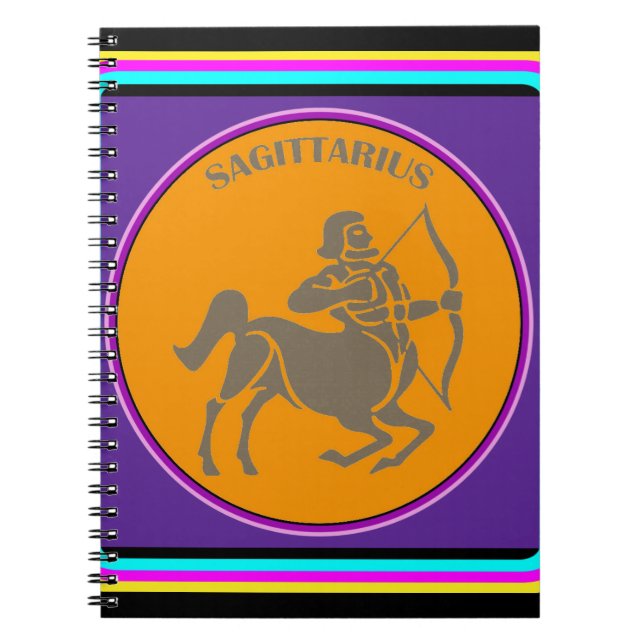 Caderno Espiral Notebook Sagittarius (Frente)