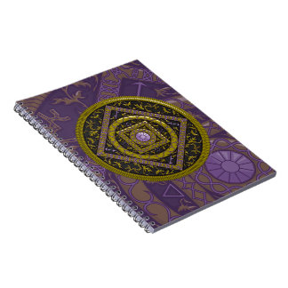 Caderno Espiral Notebook Sagittarius Mandala