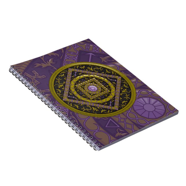 Caderno Espiral Notebook Sagittarius Mandala (Lado Direito)