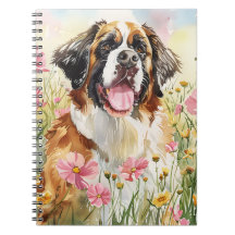Notebook – Saint Bernard Dog Lover Journal