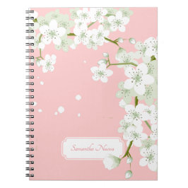 Caderno Espiral Notebook Sakura Cherry Blossoms