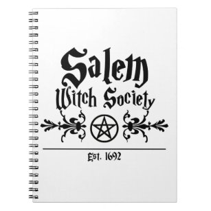 Caderno Espiral Notebook Salem Witch Society