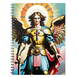 Caderno Espiral Notebook Santo Michael
