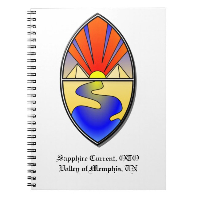 Caderno Espiral Notebook Sapphire Current Lamen (Frente)