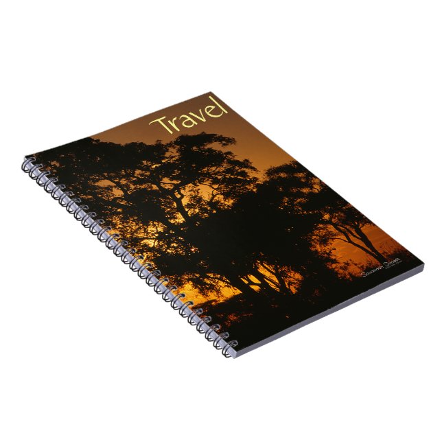 Caderno Espiral Notebook Savannah Sunset Viagem (Lado Direito)