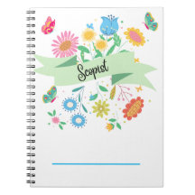Notebook Scopist Primavera Floral