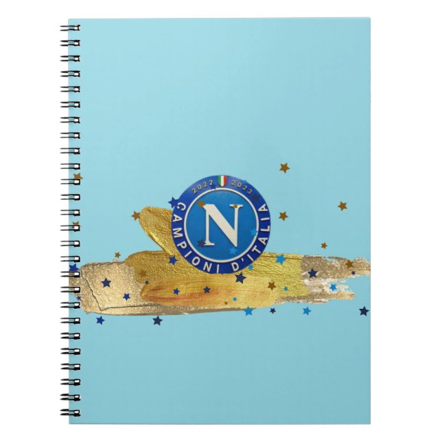 Caderno Espiral Notebook Scudetto Napoli Spiral (Frente)
