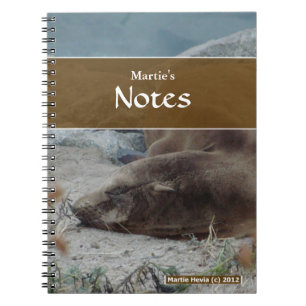 Caderno Espiral Notebook Sea Lion