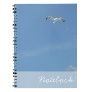 Caderno Espiral Notebook Seagulls