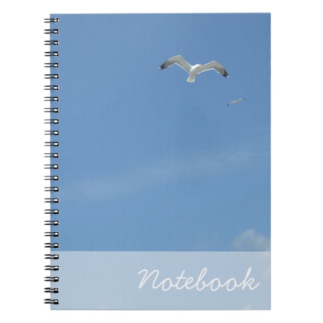Caderno Espiral Notebook Seagulls (Frente)