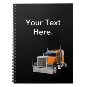 Caderno Espiral Notebook Semi Truck Spiral