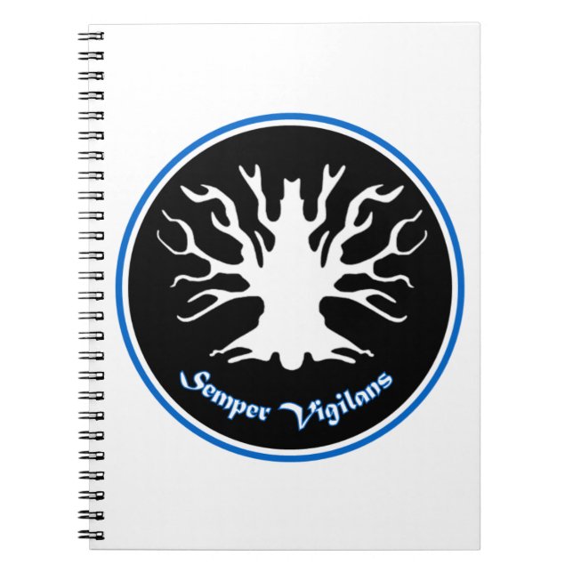 Caderno Espiral Notebook Semper Vigilans (Frente)