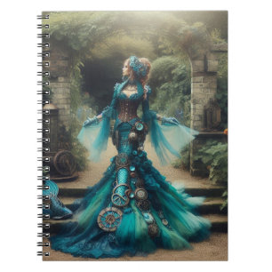 Caderno Espiral Notebook Sereia Steampunk