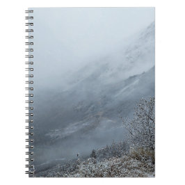Caderno Espiral Notebook Serene Frosty Winter Alpino Spiral