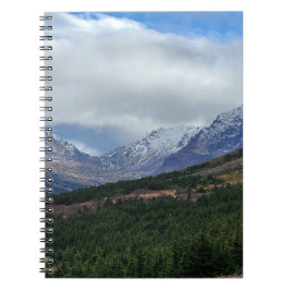 Caderno Espiral Notebook Serene Mountain Peaks