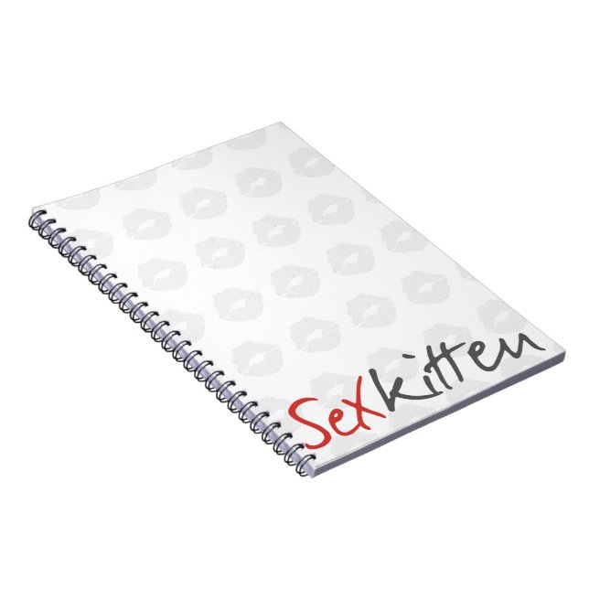Caderno Espiral Notebook Sex Kitten (Lado Direito)
