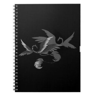 Caderno Espiral Notebook Shadow Cloud Dragon