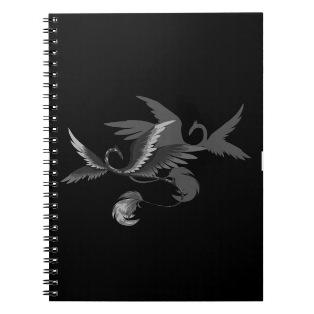 Caderno Espiral Notebook Shadow Cloud Dragon (Frente)