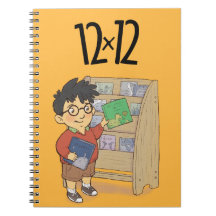 Notebook Shelf Boy 12 x 12 Amarelo