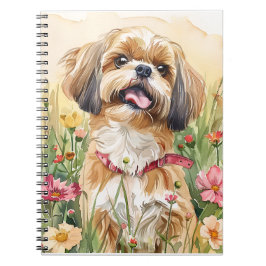 Caderno Espiral Notebook Shih Tzu - Notebook Cachoroso
