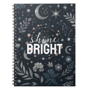 CADERNO ESPIRAL NOTEBOOK SHINE BRIGHT