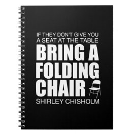 Caderno Espiral Notebook Shirley Chisholm