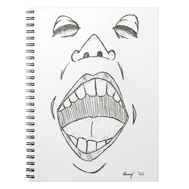 Caderno Espiral Notebook "Shout" (Frente)