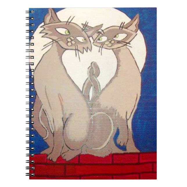 Caderno Espiral Notebook Siamese Style (Frente)