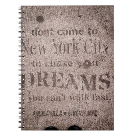 Caderno Espiral Notebook "Sidewalk Dreams"