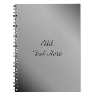 Caderno Espiral Notebook Silver Silk Personalizado