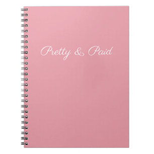 Caderno Espiral Notebook simples Bonito e pago pequeno