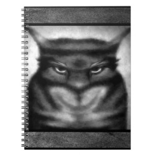 Caderno Espiral Notebook Sinister Cat