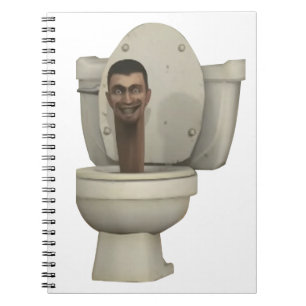 Caderno Espiral Notebook Skibidi Toilet