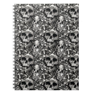Caderno Espiral Notebook Skull