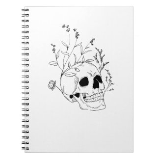 Caderno Espiral Notebook Skull