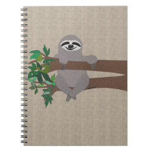 Caderno Espiral Notebook Sloth Spiral