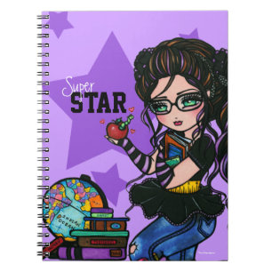 Caderno Espiral Notebook Smart School Girl