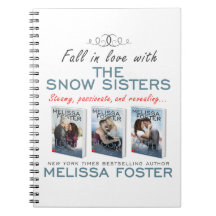 Notebook Snow Sisters de 6,5" x 8,75"