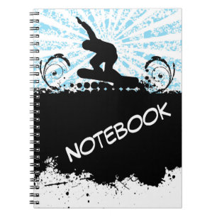 Caderno Espiral Notebook Snowboard