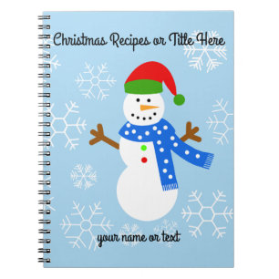 Caderno Espiral Notebook Snowman #1-2 Espiral