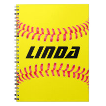 Notebook Softball Personalizado
