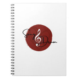 Caderno Espiral Notebook Song_Drum Aether Spiral