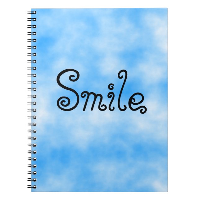 Caderno Espiral Notebook sorridente (Frente)