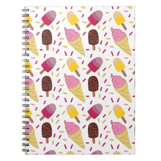 Caderno Espiral Notebook sorvete