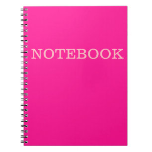 Caderno Espiral Notebook "Sou Bonito rosa"