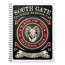 Caderno Espiral Notebook South Gate Segundo grau Rams