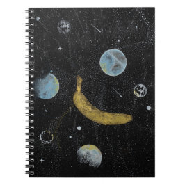Caderno Espiral Notebook Space Banana