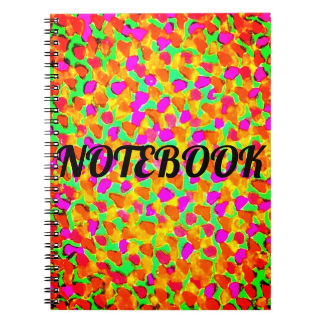 Caderno Espiral NOTEBOOK SPIRAL com imagem colorida (Frente)